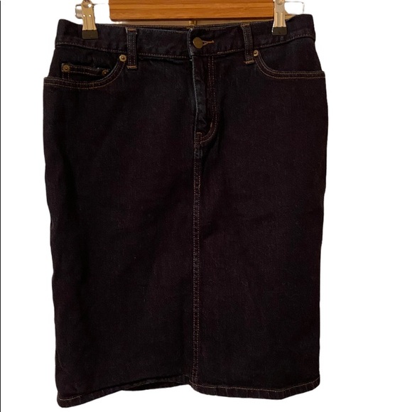 Ralph Lauren stretch denim skirt - Picture 1 of 8